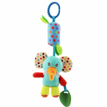 Baby Toy Plush Bed Hanging Pendant Baby Plush Cartoon Animal Wind Chime Stroller Hanging Teether Stroller For Newborn