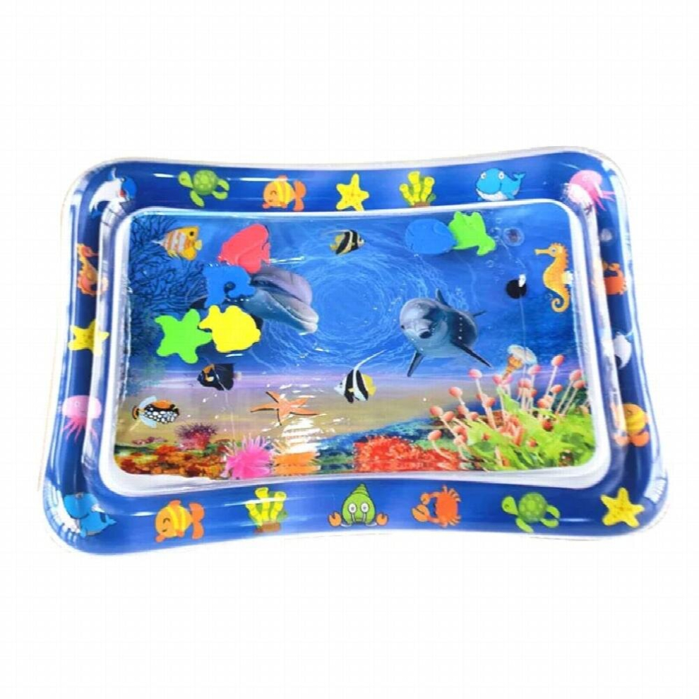 Baby Water Mat Inflatable Cushion Infant Toddler Water Play Mat for Children Early Education Developing Summer Toy