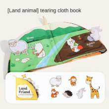 Montessori Fabric Book Baby Books 0 12 Months Learning Early Educational Books Soft Activity Book for Children 1 To 2 Year