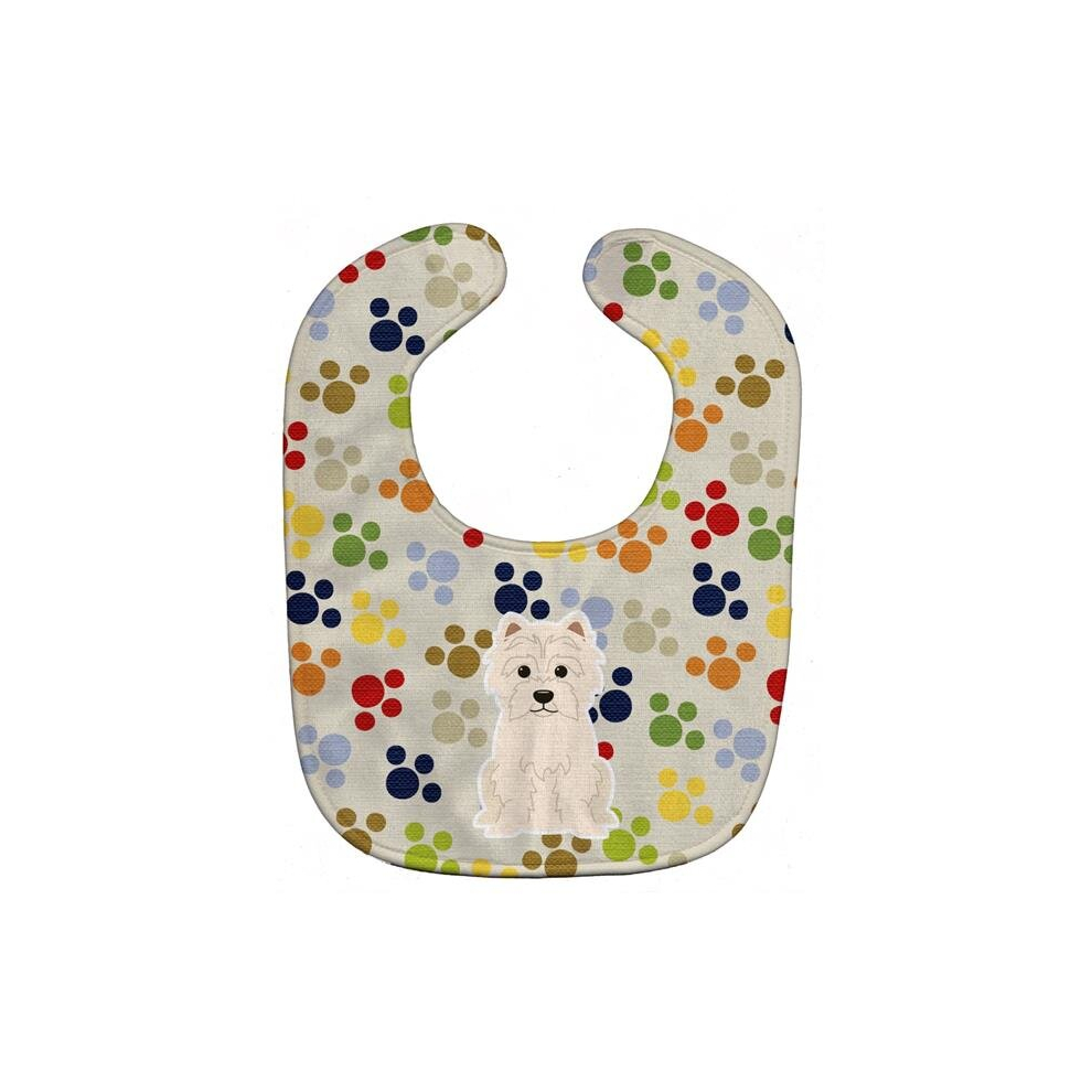 Pawprints Westie Baby Bib Stationx