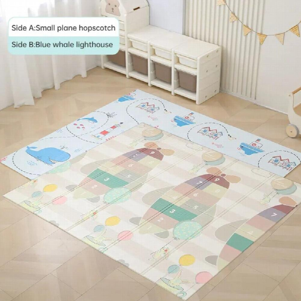 Infant Shining 200*180*2cm Baby Play Mat Folding FOAM Crawling Pad Home Outdoor Folding Waterproof Puzzle Game 1.5cm Playmat