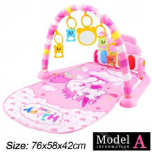 Baby Fitness Stand Music Play Gym Activity Toys Newborn Piano Crawling Blanket Pedal Game Pad Early Education 0-36 Months