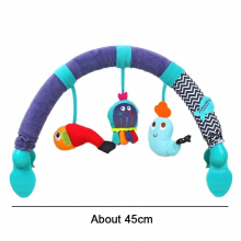 Stroller Arch Toy Baby Crib Hanging Car Pendant Stroller Rattles Crib Hanger Seat Toy for Babies Travel Play Infants