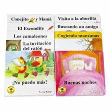 1 Sets Kids Spanish Montessori Early Learning Storybooks Development Picture Book Children Enlightenment Baby Books in Spanish