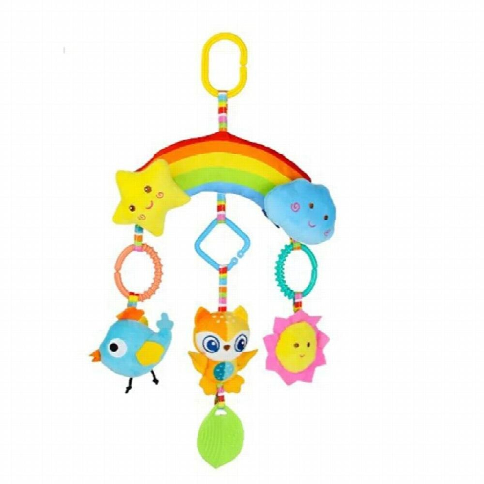 Baby Mobile Rattles Toys 0 12 Months Infant Crib Stroller Car Seat Hanging Toys with Music Teether Rattles Toys for Newborn Baby