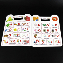 Intelligence Baby Learn French Alphabet Book Paper Books for 3-8 Kids Toys Educational Book Montessori Toys for Children Aids