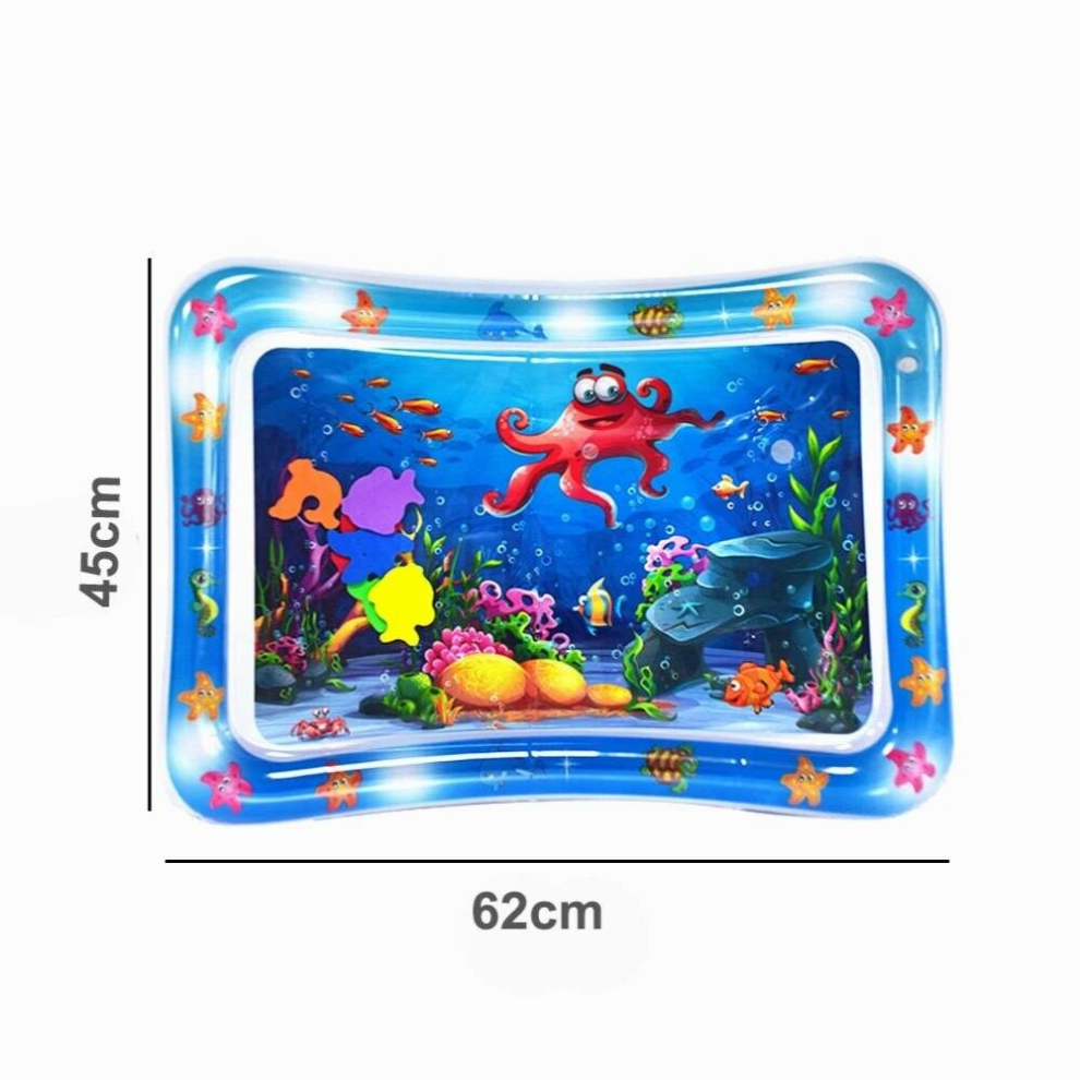 Baby Water Play Mat PVC Infant Tummy Time Inflatable Cushion Toddler Water Pad For Kids Early Education Developing Activity Toys