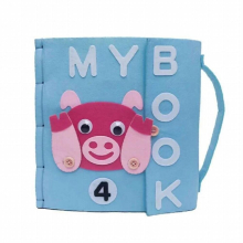 Baby Early Education Book My First Book Toddler Quiet Children Felt DIY Books Montessori Toy Special Gift