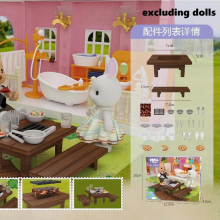 mini supermarket shopping games dollhouse furniture accessories education toys for kid family interaction toys