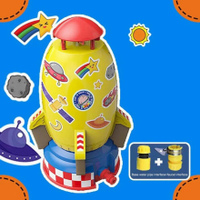 Rocket Launcher Toys Outdoor Rocket Water Pressure Lift Sprinkler Toy Fun Interaction In Garden Lawn Water Spray Toys for Kids