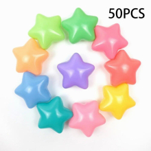 50pcs Colorful Love Star Plastic Ocean Ball Pits Eco-Friendly Funny Baby Kid Swim Pit Play Toy Water Pool Ocean Wave Balls