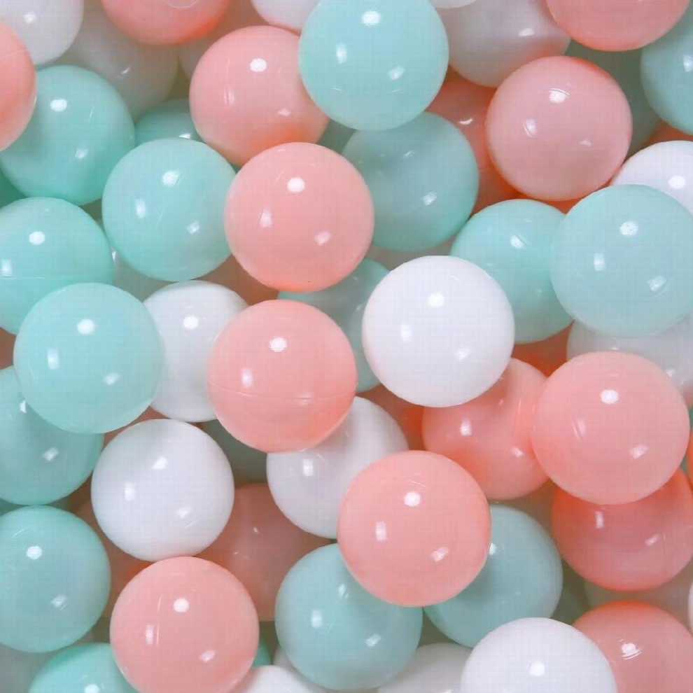 Ball Pit Balls 100PCS 5.5cm BPA Colorful Plastic Ball Baby Play Balls for Ball Pit, Bounce House, Baby Pool & Playhouse