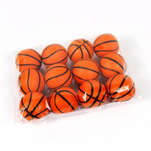 12pcs Children Stress Balls Mini Foam PU Soft Elastic Basketball Decompression Toys Vent Pressure Anti Stress Balls