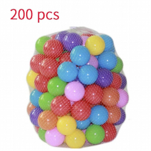 200pcs/lot 5.5cm Eco-Friendly Colorful Soft Plastic Ocean Ball Baby Kids Water Pool Ball Pit Tent Beach Toy Wave Ball Gift