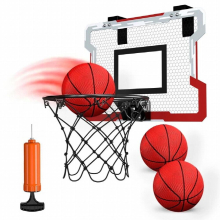Outdoor Basketball Hoop for Kids Indoor Basketball Hoops,Mini Basketball Hoop with 3 Balls Toys for 3 4 5 6 7 8 9 10 11 12+ Year