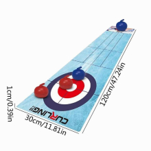 Table Top Curling Game Fun Curling Games Set For Kids Tabletop Games For Adults Children And Families Sets For Indoor Travel