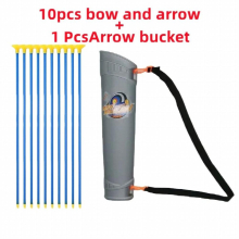 10pcs Archery Suction Cup Children Archery Game Safety Rubber Arrows for Teens Shooting Training Outdoor Sports Kids Gift