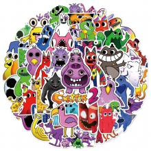 50 Sheets Banban Graffiti Garden Sticker Mobile Phone Case Notebook Travel Case Mobile Phone Case Waterproof Pvc Stickers