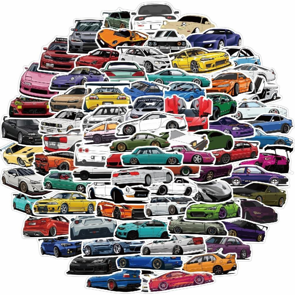 10/25/50/100Pcs Jdm Retrofit Racing Car Graffiti Stickers For Laptop Skateboard Luggage Phone Car Decal Graffiti Sticker Kid Toy 885678044422
