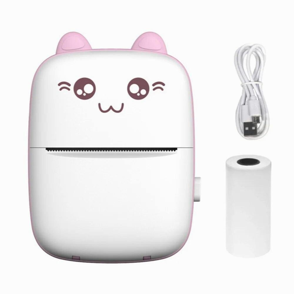 Mini Printer Portable Bluetooth Wireless Smart Label Thermal Portable Printers Stickers Paper Wireless Printers Children 885678049670