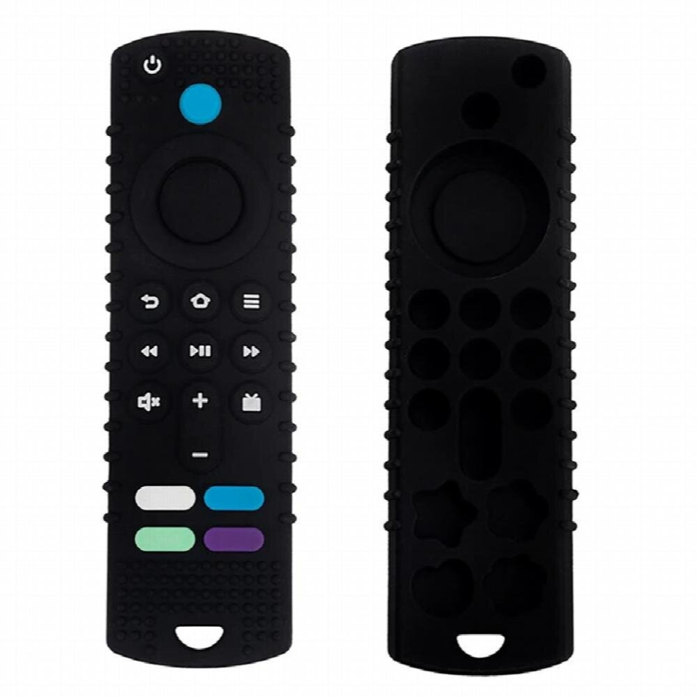 Silicone Baby Teething Toys Chewing Toy TV Remote Control Shape for Girls Baby Toddler Early Educational Sensory Development Toy
