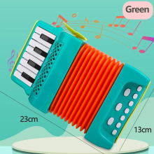 Accordion Toy 10 Keys 8 Bass Accordions for Kids Musical Instrument Educational Toys for Toddlers Beginners Boys Girls
