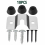 Dartboard Mounting Bracket Kit Dart Board Mounting Bracket Set Wall Hanging Hook Mounting Bracket Set For Dartboard Display 3