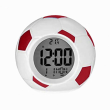 Alarm Clock Craftsmanship Creative Burr-free Manual Mechanical Watch Time ABS Football Luminous Sound Control Clock