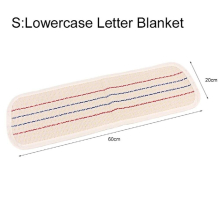 Montessori English Uppercase & Lowercase Letters Mat Cotton Blanket Mat for Movable Alphabets Montessori Language Learning Tool