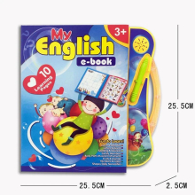 English Cartoon Point Reading Book Children Early Education Finger Touch Learning Language Multifunctional E-book Toy Gift