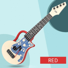 Children Toy Ukulele Musical Intrument Small Guitar 4 Strings Early Montessori Education Ukulele Toy for Kids Toddler Music Game