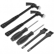 2 Sets Kids Digging Tools Archaeological Excavation Educational Toys DIY Kit Small Brush Metal Hammer Toddler Toddlers