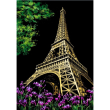Childrens DIY Drawing Toys 41*28 cm Magic Scratch Art Crafts World Landscape Scraping Paintings Paper Adult Decompression