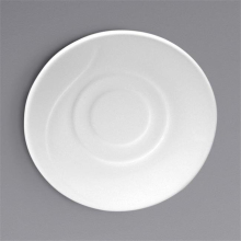 6.375 in. Eclipse Embossed Bone China Saucer