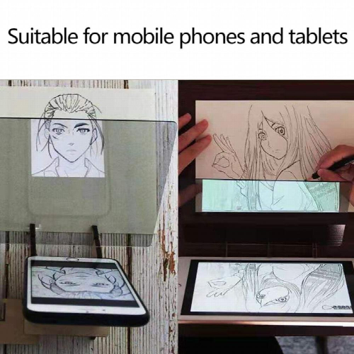 Drawing Projection Copying Drawing Board Learning Drawing Tools Table Sketching Optical Drawing Board Universal Mobile Phone 2