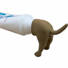 Pooping Dog Butt Toothpaste Funny Topper Creative Toothpaste Squeezers Bathroom Accessories Toothpaste Dispenser For Kids