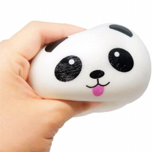 Funny Squishy Ball Slow Rising Kids Toys Panda Dog Face Stress Reliever Squeeze Toys Collection Gift For Kids
