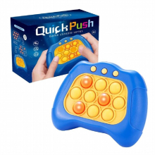 Quick Push Game Pop Up Fidget Bubble Electronic Pop Game Light Anti-stress Toys for Adult Child Gift with Box Drop