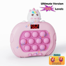 999 Level Pop Light Game Console with LED Display Suitable for Adult and Childrens Fidget Toys, Christmas Gift Toys