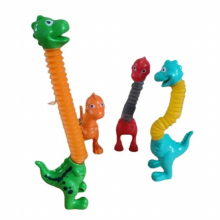 3D Giraffe Dinosaur Tubes Toys Stress Relief Squeeze Fidget Stretchable Plastic Anti-stress Decompression for Adults Kids