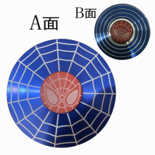 Round Shield Aluminium Fidget Spinner Superhero Fast Bearing Finger Hand Spinner Adult Stress Relief Toy Teen Kids Fidget Toys