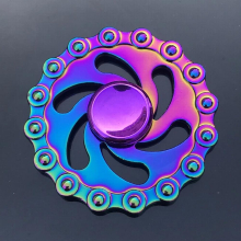 Cartoon Rainbow Metal Fidget Spinner Toys Stainless Steel Bearing High Speed Stress Relief ADHD Anxiety Toys for Adult Kid
