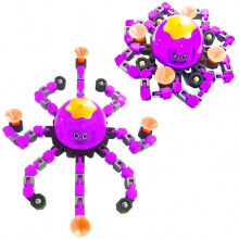 Transformable Fingertip Spinner, Fidget Spinner Decompression Gift, Deformable DIY Mechanical Chain Robot Fingertip Gyros