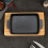 Living And Home Pre-seasoned Rectangular Cast Iron Roasting Pan Baking Tray Lasagna Baked Beef 3