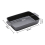 Living And Home Pre-seasoned Rectangular Cast Iron Roasting Pan Baking Tray Lasagna Baked Beef 6