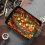 Living And Home Pre-seasoned Rectangular Cast Iron Roasting Pan Baking Tray Lasagna Baked Beef 2