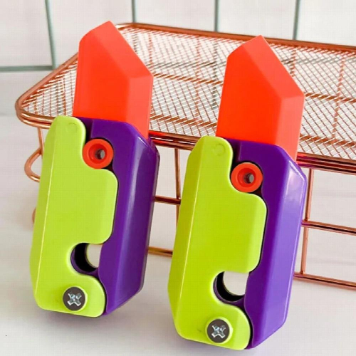 Funny kid Decompression toy anti stress reliever Gravity Carrot Decompression Push Small Toy Gravity Gift 2