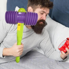 Large Hammer Pounding Toy Stress Relief Toy 3D Squeaky Hammers Stress Reliever Sensory Fidget Hammer Toy for Christmas