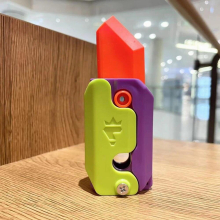 3D Printing Gravity Radish Straight Jump Mini Bounce Model Pendant Decompression Toy