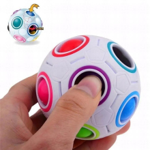 Creative Magic Rainbow Ball Cube Speed Puzzle Ball Kids Educational Learning Funny Toys for Children Adult Stress Reliever